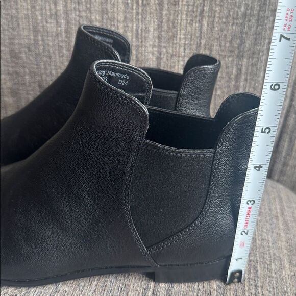 Cole Haan HARA Black Leather Ankle Booties Low Heel Slip-On Women’s Size 8.5B - Picture 7 of 12